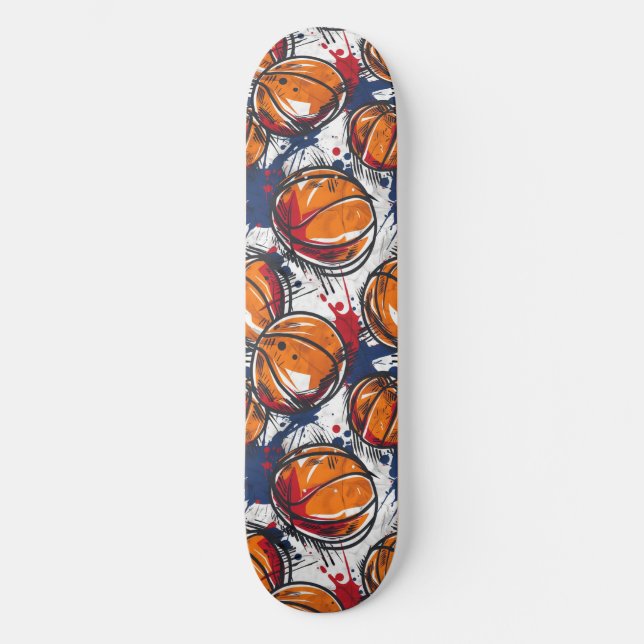 Urban Graffiti Basketball Skateboard (Framsida)