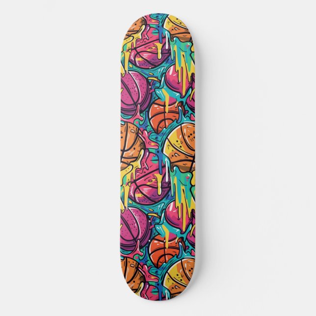 Urban Graffiti Basketball Skateboard (Framsida)