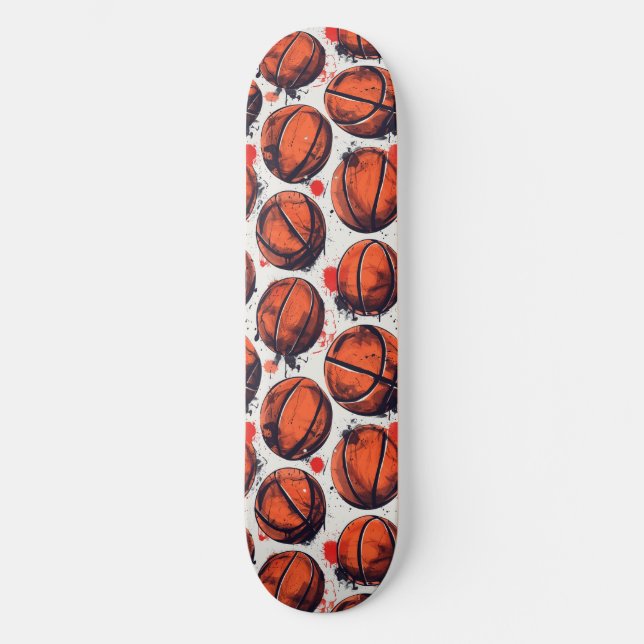 Urban Graffiti Basketball Skateboard (Framsida)