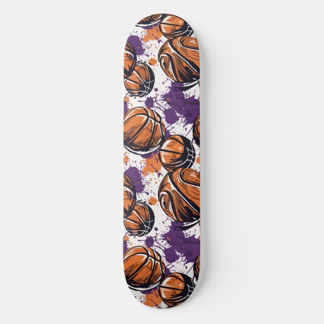 Urban Graffiti Basketball Skateboard (Framsida)