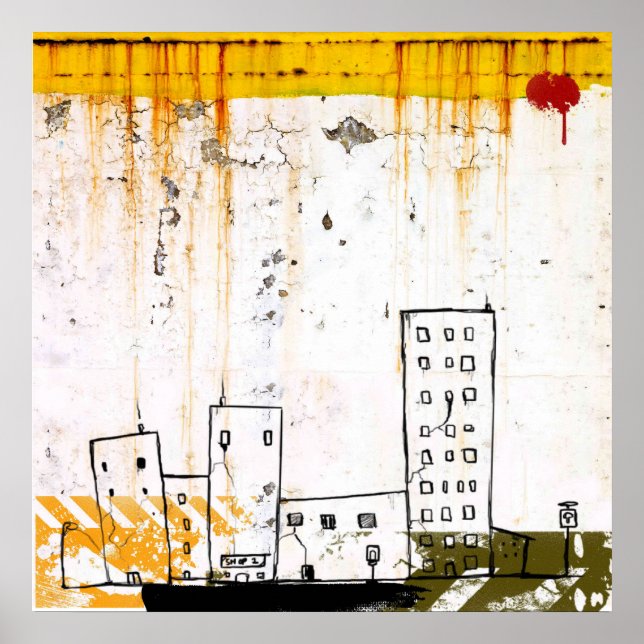 Urban graffiti Decay poster (Framsidan)