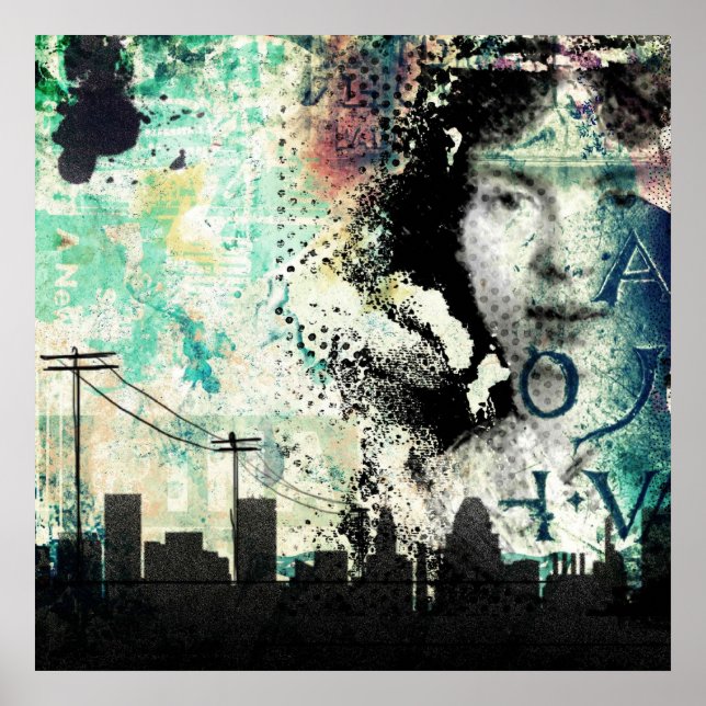 urban graffiti decay poster (Framsidan)