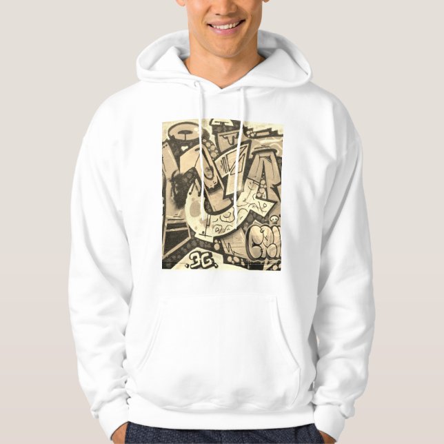 Urban Graffiti Gatukonst Stil hoodie (Framsida)