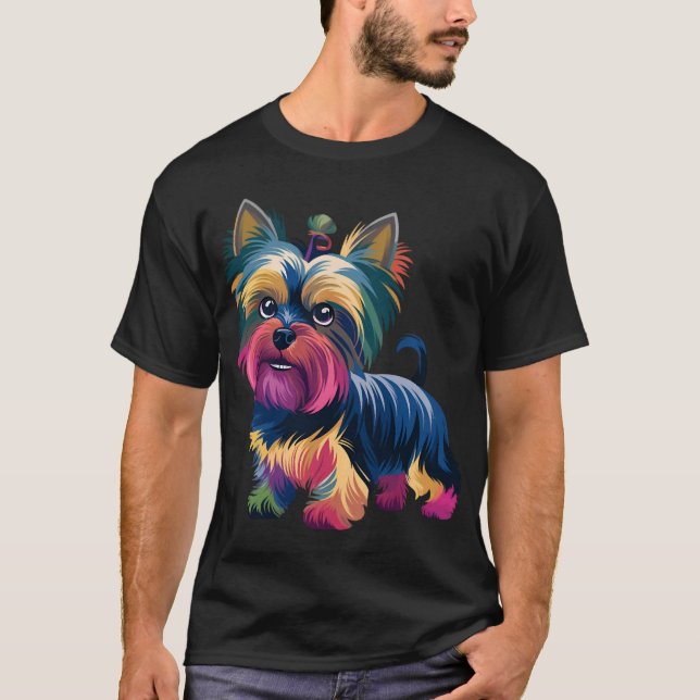 Urban Graffiti Hund T Shirt (Framsida)