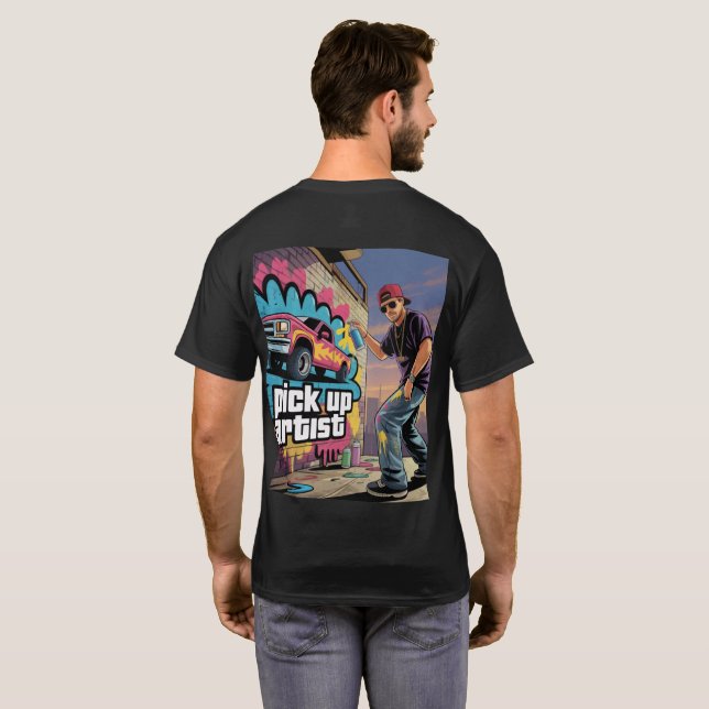 Urban Graffiti & Pickup Artist T Shirt (Hel baksida)