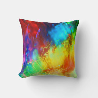 Urban Graffiti Rainbow Färg Colorful Abstrakt Kudde