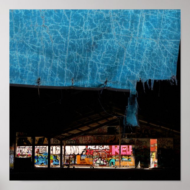 Urban Graffiti Scene Poster (Framsidan)