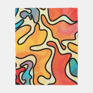 Urban Graffiti: Seamless Art Struktur. Fleecefilt