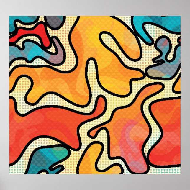 Urban Graffiti: Seamless Art Struktur. Poster (Framsidan)