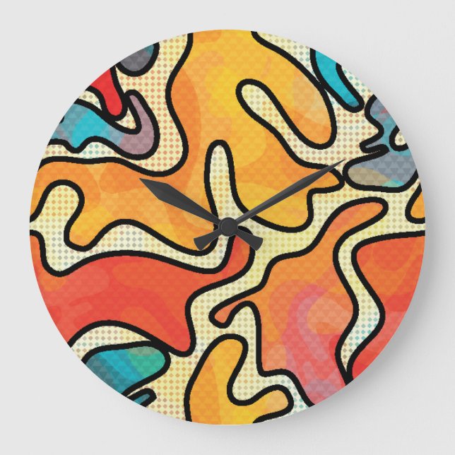 Urban Graffiti: Seamless Art Struktur. Stor Klocka (Framsida)