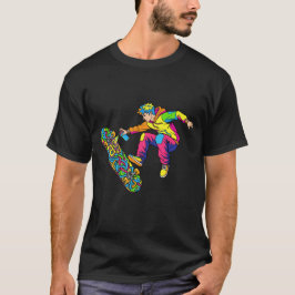 Urban Graffiti Skateboard Art Streetwear T-shirt