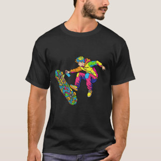 Urban Graffiti Skateboard Art Streetwear T-shirt