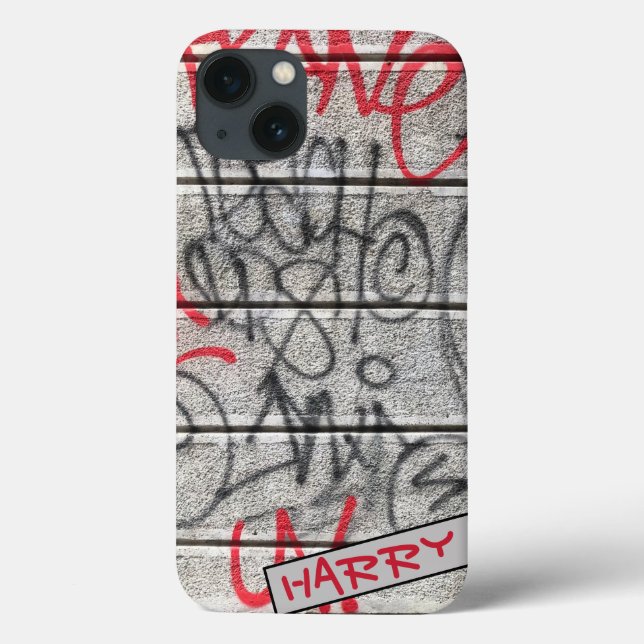 Urban Graffiti Stil Cell Phone Case (Baksida)