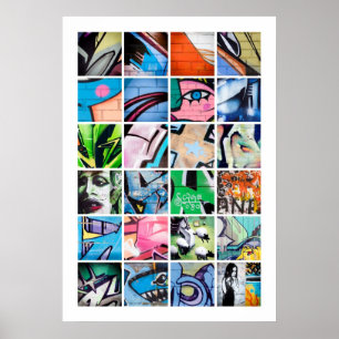 Urban Graffiti/Street Art Large Poster