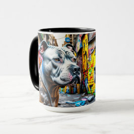 Urban Graffiti Street Art Pitbulls Mugg