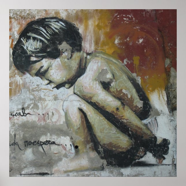 Urban graffiti street art poster (Framsidan)