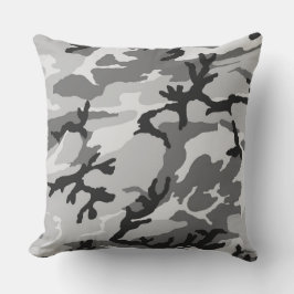 Urban Grått Camo Pillow Kudde