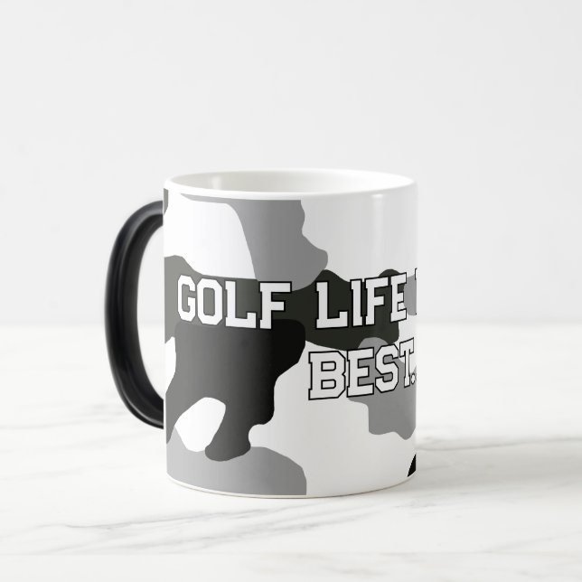 Urban grått-kamouflage nr 15 magisk mugg (Framsida vänster)