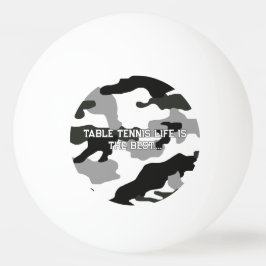 Urban grått-kamouflage nr 15 pingisboll