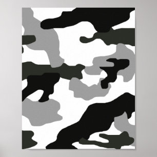 Urban grått-kamouflage nr 15 poster