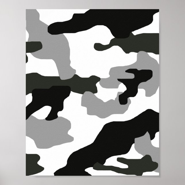 Urban grått-kamouflage nr 15 poster (Framsidan)