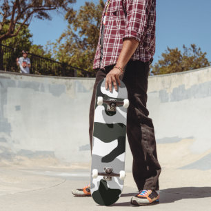 Urban grått-kamouflage nr 15 print mini skateboard bräda 18,5 cm
