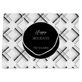 Urban Grått Tartan Mönster med svart geometri