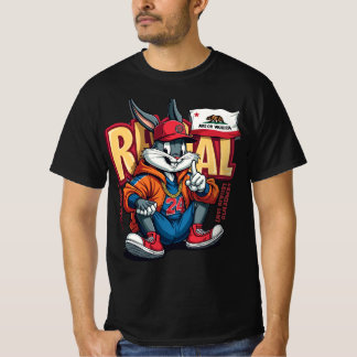 Urban Hare Vibes – Streetwise Bunny in Cali Style T Shirt