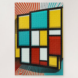 Urban Harmony – A Bold Geometry of Colors Pussel