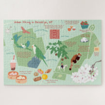 Urban Hiking Karta i Brooklyn