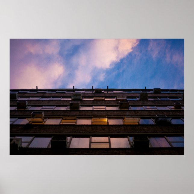 Urban Himlar och Byggnad Photography Print Poster (Framsidan)