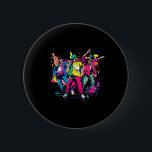 Urban Hip hop Dancing Novelty Graffiti Graphic Knapp<br><div class="desc">Urban Hip hop Dancing Novelty Graffiti Graphic</div>