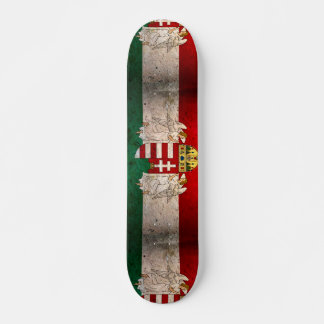 Urban Hungary Grunge Anpassningsbar Pro Park Board Mini Skateboard Bräda 18,7 Cm