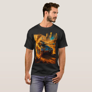 Urban Inferno Tank – Cyberpunk Battlefield T-Shirt