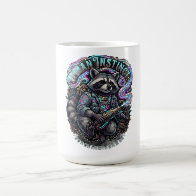 Urban Instinct Raccoon Långärmad Kaffemugg (Center)