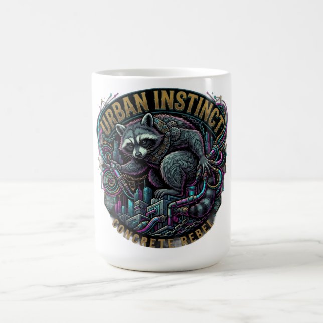 Urban Instinct Tvättbjörn Långärmad Kaffemugg (Center)