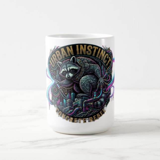 Urban Instinct Tvättbjörn Långärmad Kaffemugg (Center)