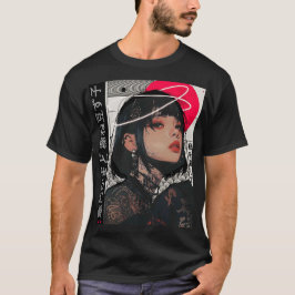 Urban Japanese Vaporwave Aesthetic Cool Girl T Shirt