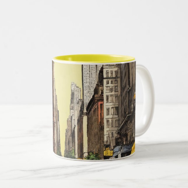 Urban kaffe mugg (Framsida höger)