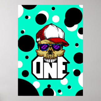 Urban kalle Pop Art-illustration Poster