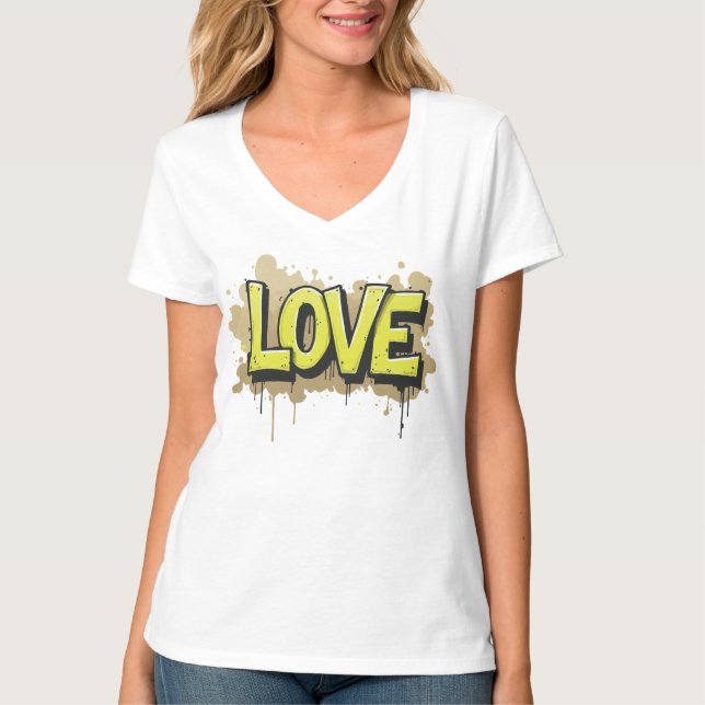 Urban Kärlek Bloom T Shirt (Framsida)