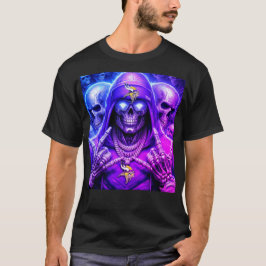 Urban Kings Dödskalle med Guld Kron Grafik T Shirt