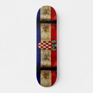 Urban Kroatien Grunge Anpassningsbar Pro Park Boar Mini Skateboard Bräda 18,5 Cm