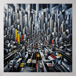 Urban kubism poster