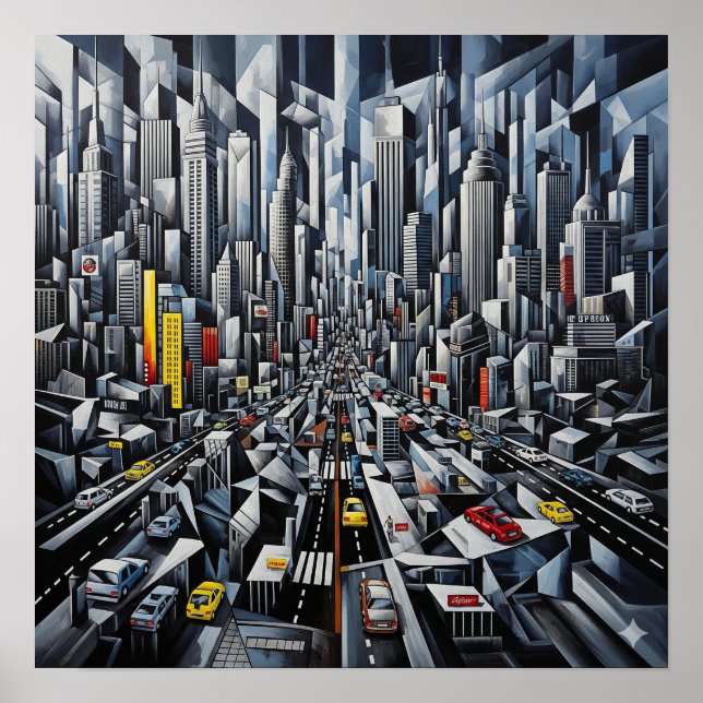 Urban kubism poster (Framsidan)