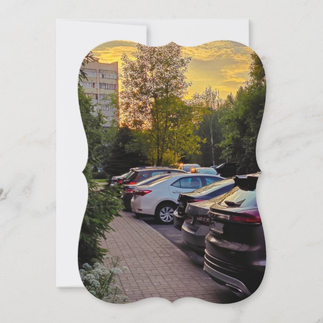 Urban-kurvkort för gyllene timmar - Anpassade (Framsida)