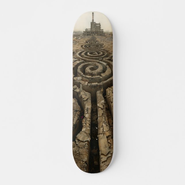 Urban Labyrint 7 3/4-tums Skateboard Deck (Framsida)