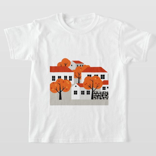 Urban landskap t shirt (Laydown)
