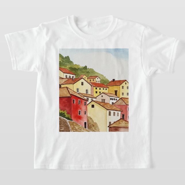 Urban landskap t shirt (Laydown)