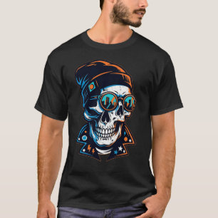 Urban Legend Tröja Skalle Mössa Streetwear Grafisk